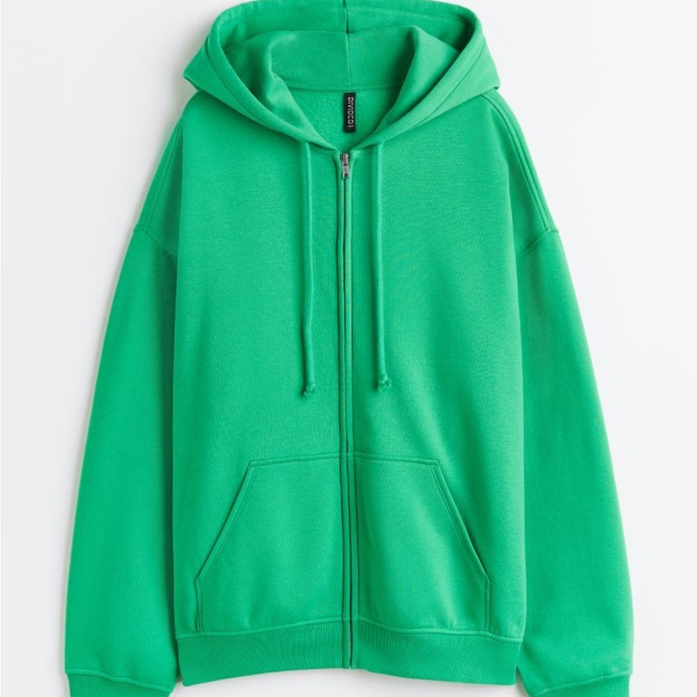 NEVER WORN Green Oversized Hoodie